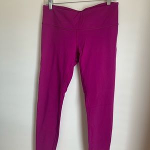 Purple Lululemon leggings, size 10
